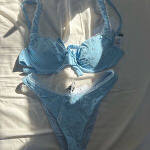 BRAND NEW Dippin Daisey’s Priscilla Bikini Set in Baby Blue